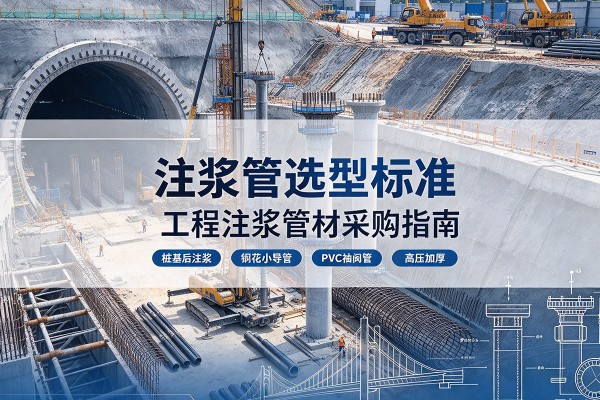 孝南注浆管选型标准