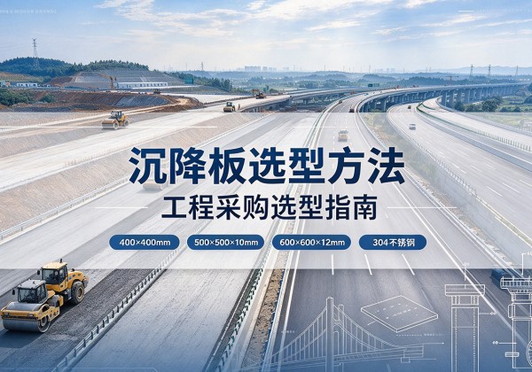 孝南沉降板选择方法
