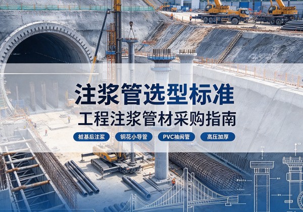孝南注浆管选型标准